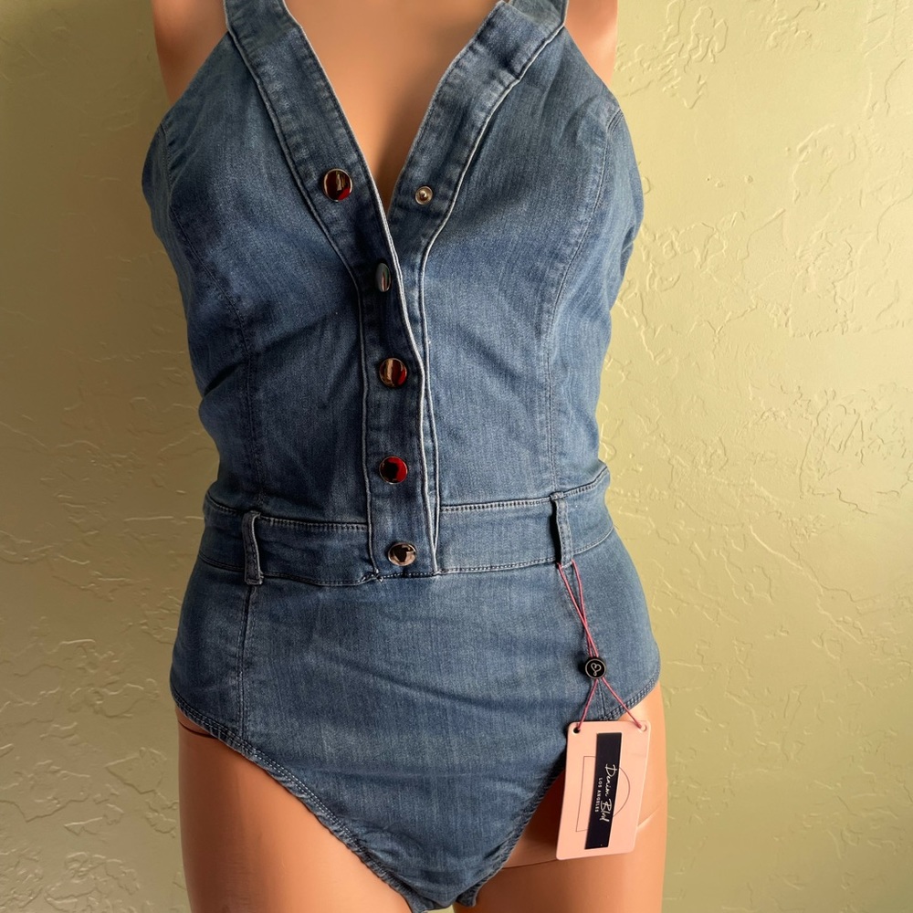 Beautiful bodysuit blue Size L